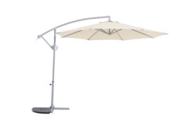 Habitat Rotating Overhanging Garden Parasol - Cream - thumbnail 1