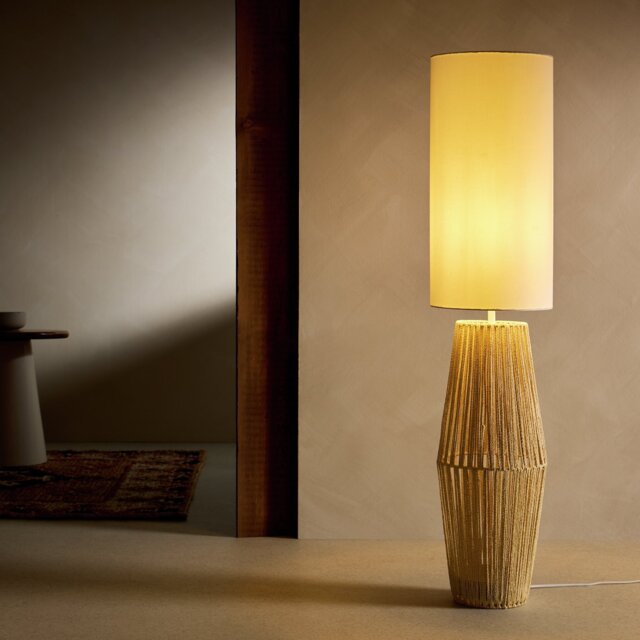 Argos Home Rope Floor Lamp - White & Natural - image 1