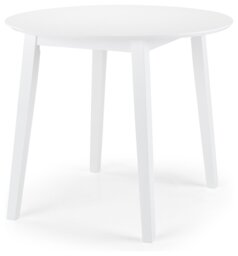 Julian Bowen Coast White Dining Table & 2 White Chairs - thumbnail 2
