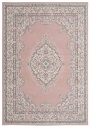 Homemaker Bukhura Traditional Blush Cut Pile Rug - 160x230cm - thumbnail 2