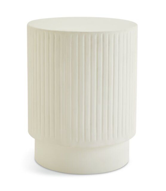 Habitat Acantha Round Side Table - White - image 1