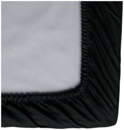 Habitat Easycare Plain Black Fitted Sheet - Kingsize - thumbnail 2