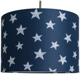 Argos Home Kids Navy Little Star Lampshade - 25cm - thumbnail 2