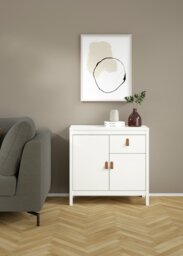 Tvilum Madrid 2 Door 1 Drawer Sideboard - White