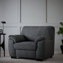 Argos Home Milano Fabric Armchair - Charcoal