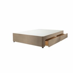 Silentnight Middleton Double 4 Drawer Divan Bed Base - Mink - thumbnail 2