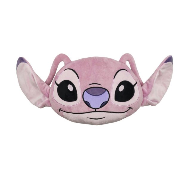 Disney Angel Shaped Cushion - Pink - 25x30cm - image 1