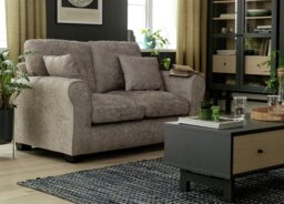 Argos Home Taylor Fabric 2 Seater & 3 Seater Sofa - Mink - thumbnail 2