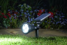 Smart Solar White Solar Spot Lights - Set of 2 - thumbnail 1