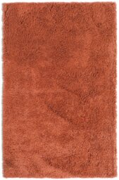 Habitat Noodle Plain Terracotta Shaggy Rug - 160x230cm - thumbnail 1