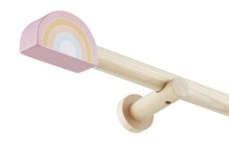 Habitat Kids Wooden Rainbow Curtain Pole - 120cm - thumbnail 2