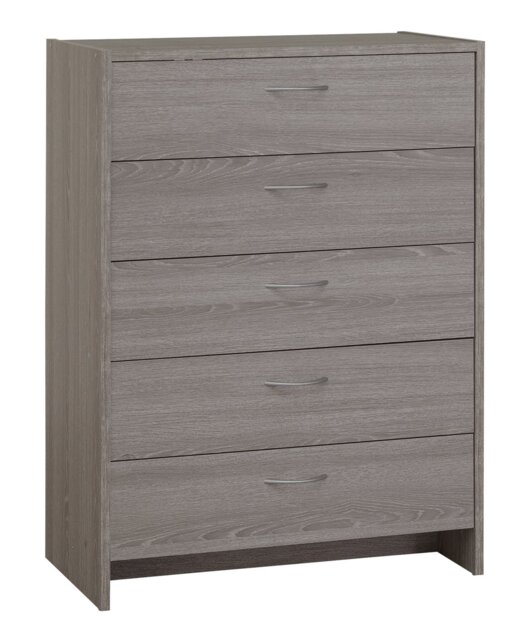 Argos Home Seville 5 Drawer Chest - Grey Oak Effect - image 1
