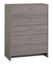 Argos Home Seville 5 Drawer Chest - Grey Oak Effect - thumbnail 1