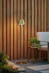 BHS Rechargeable LED Floor Lamp - Gold - thumbnail 2