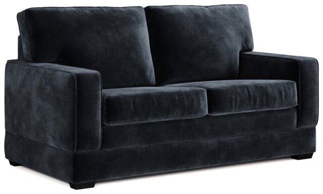 Jay-Be Urban Velvet 2 Seater Sofa Bed - Charcoal - image 1
