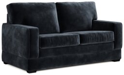 Jay-Be Urban Velvet 2 Seater Sofa Bed - Charcoal - thumbnail 1