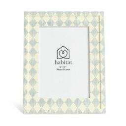 """Habitat Harlequin Printed Blue Picture Frame - 5x7""""""" - thumbnail 2