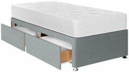 Argos Home Carlton Single 2 Drawer Divan Bed - Grey - thumbnail 2