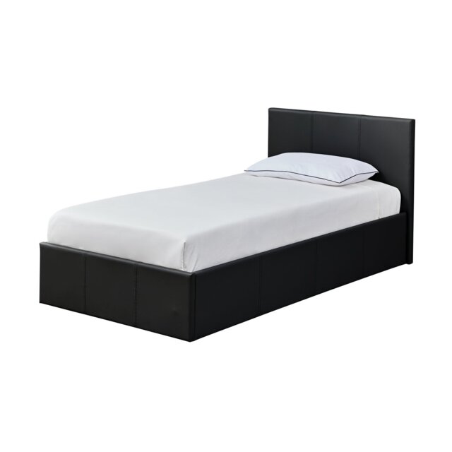 Argos Home Lavendon Single Side Open Ottoman Bed Frame-Black - image 1