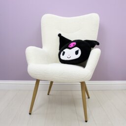 Hello Kitty Kuromi Shaped Cushion Black - 33x40cm - thumbnail 2