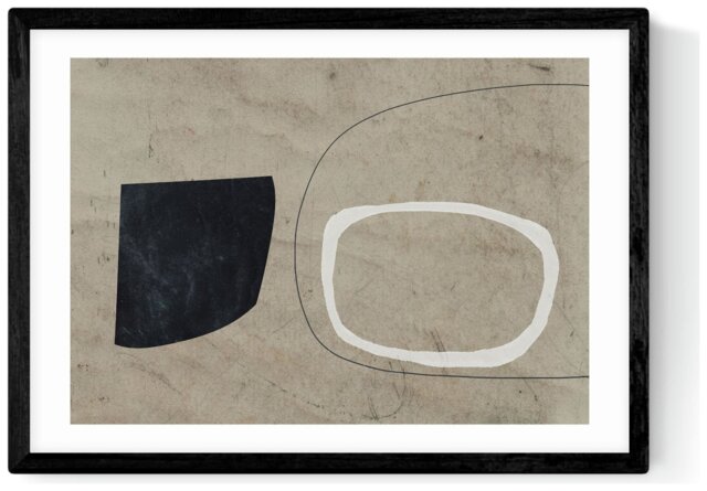 East End Prints Comfort Black Frame Art Print - A3 - image 1
