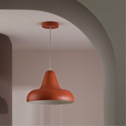 Habitat Aerial Metal Pendant Light - Burnt Orange - thumbnail 2