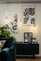 Habitat Lockie Brushed Brass Pendant Ceiling light - Gold - thumbnail 1