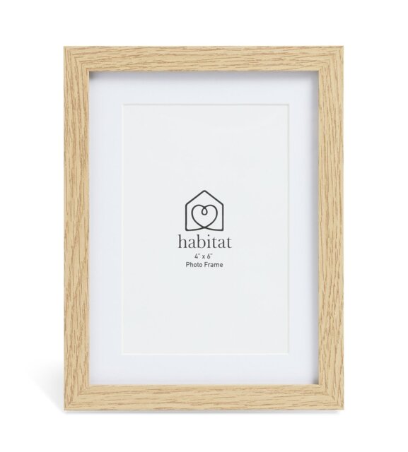 Habitat Oak Effect Wooden 3 Pack Picture Frame - Mixed Sizes - image 1