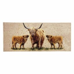 Bree Merryn Happy Highlands Brown Doormat - 50x120cm - thumbnail 2