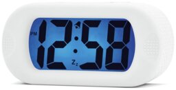 Acctim Silicone Digital LCD Alarm Clock - White - thumbnail 2