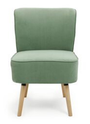 Argos Home Eppy Fabric Accent Chair - Mint Green - thumbnail 1