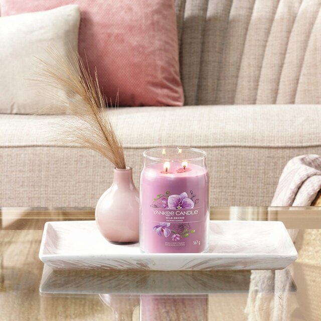 Yankee Signature Large Scented Candle - Wild Orchid - image 1