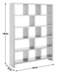 Habitat Hopkins Tall Bookcase - Oak - thumbnail 2