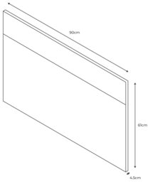 Argos Home Winslow Fabric Single Headboard - Natural - thumbnail 2