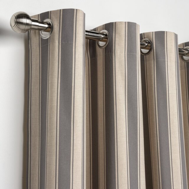 Habitat Blackout Eyelet Curtains - Charcoal - 168x229cm - image 1
