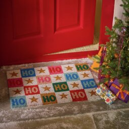 Argos Home Novelty Ho Ho Ho Christmas Doormat - thumbnail 1