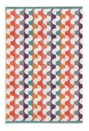 Habitat Brights Geo Tufted Bath Towel - Multicolour - thumbnail 2
