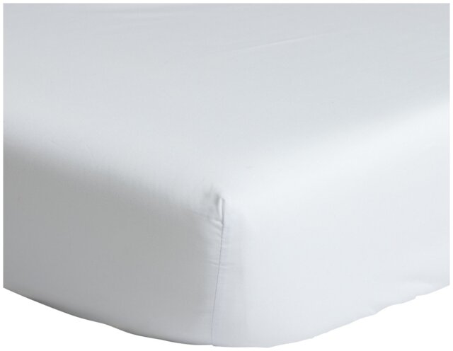 Home Essentials Soft Touch White Fitted Sheet - image 1