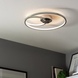 Argos Home Pill Metal LED Flush Ceiling Light - Chrome - thumbnail 1