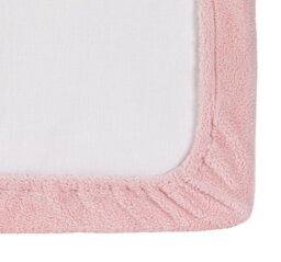 Argos Home Fleece Pale Pink Fitted Sheet - Kingsize - thumbnail 2