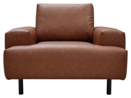 Habitat Julien Faux Leather Armchair - Tan