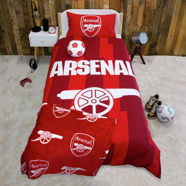 Arsenal FC Football Red Kids Bedding Set - Single - image 1