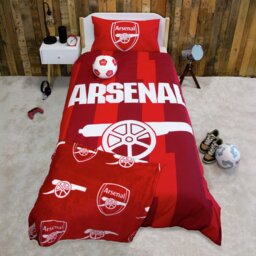 Arsenal FC Football Red Kids Bedding Set - Single