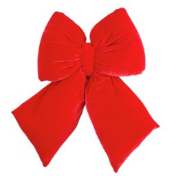 Habitat Large Red Bow Christmas Decoration - thumbnail 2
