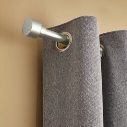 Argos Home Extendable Metal Stud Nickel Curtain Pole - 165 - 300cm - thumbnail 2