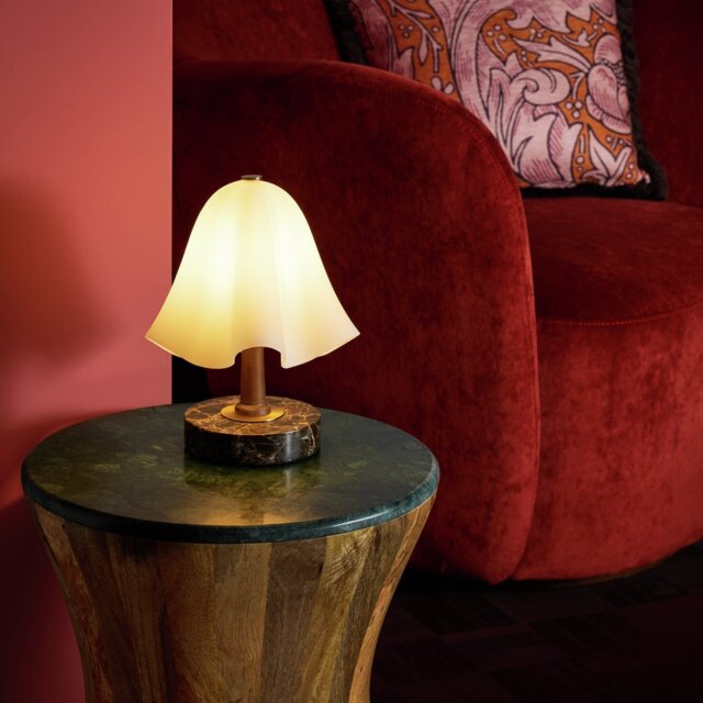 Habitat x Morris & Co. Glass Shade Table Lamp - image 1