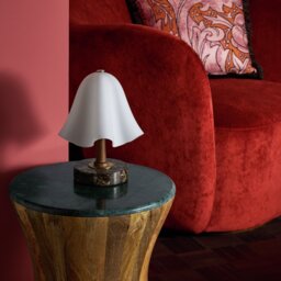 Habitat x Morris & Co. Glass Shade Table Lamp - thumbnail 2