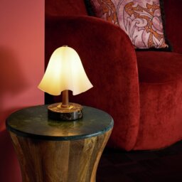 Habitat x Morris & Co. Glass Shade Table Lamp - thumbnail 1