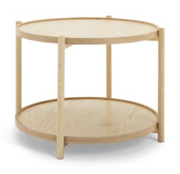 Habitat Selby Round Coffee Table - Natural - thumbnail 1