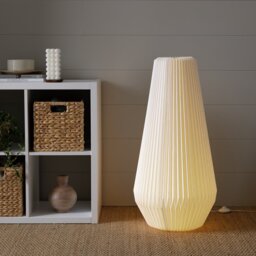 Habitat Origami Column Floor Lamp - White - thumbnail 2